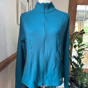 Under Armour Heat Gear Full Zip Jacket, Womens XL, Excellent Condition